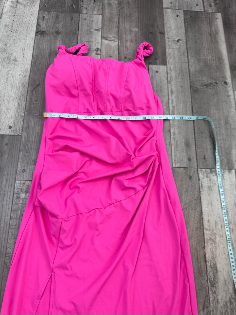 Halara Maternity Softlyzero Airy Midi Tank Dress Ruched Large Pink Sleeveless - Picture 5 of 5